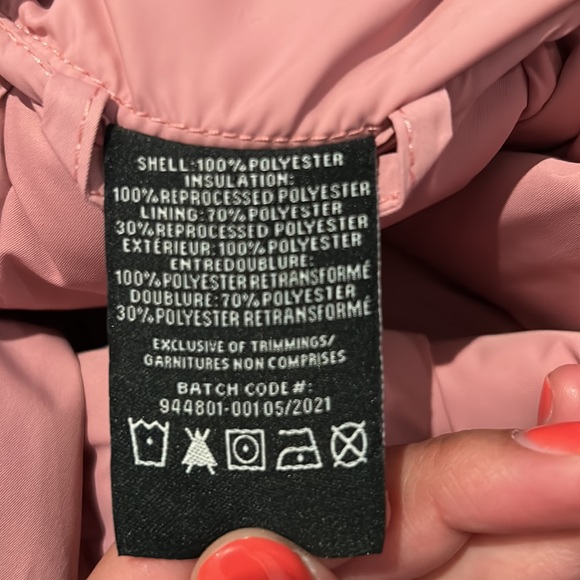 EUC Warm Hooded Pink Parka Down Jacket - Picture 4 of 4